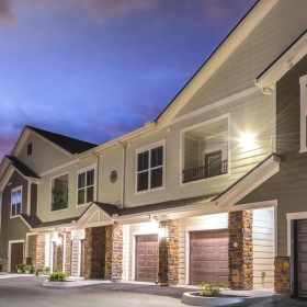a house with a garage